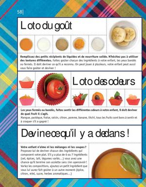 Jouer avec les goûts et les saveurs