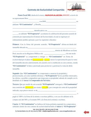 contrato exclusiva