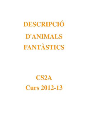 Històries d'animals fantàstics
