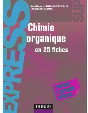 Chimie organique 25 fiches