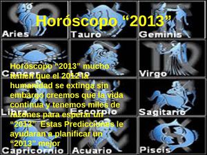 Horóscopos 2013 