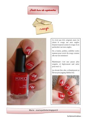 Petit b.a.c septembre : ROUGE