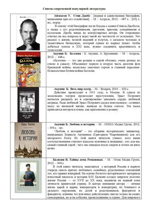 Список книг
