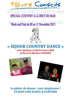 SEJOUR COUNTRY - ESPAGNE 2013