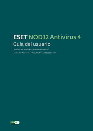 manual de usuario antivirus nod32