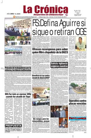 La Cronica 12 de octubre