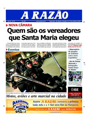 Jornal A Razão Santa Maria - 13102012