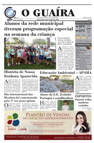 jornal o guaira 12/10/2012