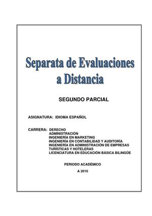 Idioma Español UCSG