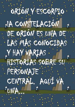 Orión y Escorpio