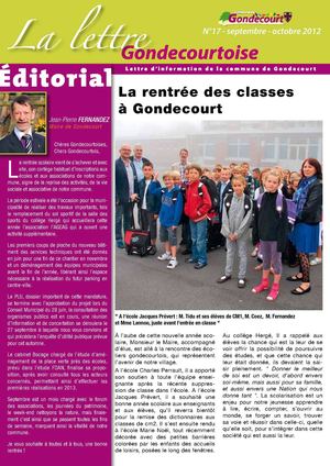 La lettre gondecourtoise N°17