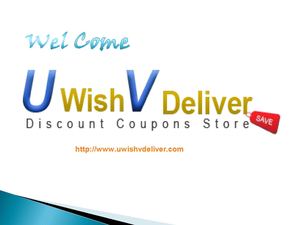UWishVDeliver Discount Coupon Codes Promo Codes