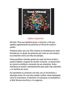 TRIBUS URBANAS