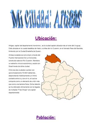 Mi ciudad: Artigas