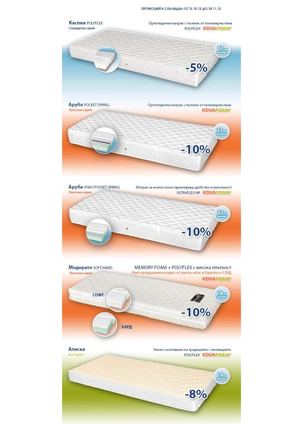 Промоции Матраци Нани от 15 октомври до 30 ноември 2012