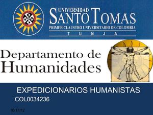 EXPEDICIONARIOS HUMANISTAS