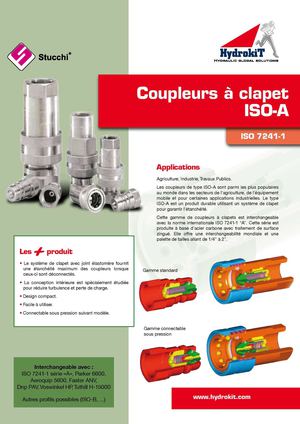 Coupleurs à clapet ISO-A HYDROKIT