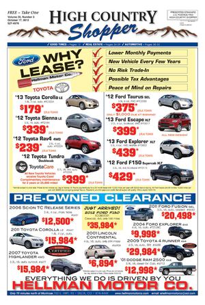High Country Shopper 10.17.12
