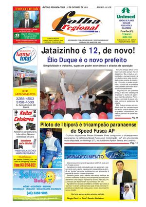 FOLHA REGIONAL - IBIPORÃ - 15 de Outubro de 2012 - 