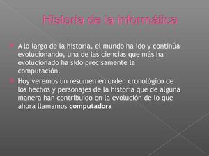 Historia de la informática