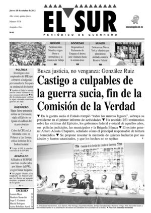 El Sur 18 de octubre de 2012