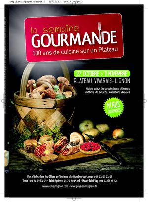 Semaine Gourmande