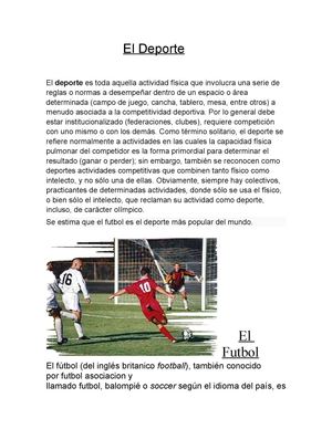 Interesados en la procedencia del deporte