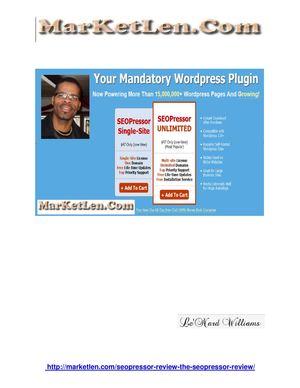 (* SEOPRESSOR REVIEW *) The Amazing Seopressor Review