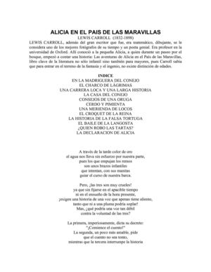 Alicia en el País de las Maravillas