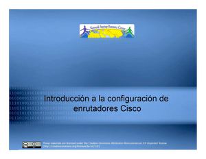 Introduccion a la configuracion de routers en CISCO