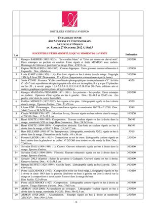 Art Moderne & Contemporain, Design 27-10-2012 