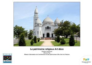 Le patrimoine religieux Art déco