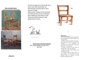 como hacer una silla 