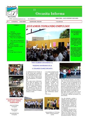 ORCASITA INFORMA 2° EDICIÓN