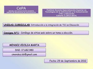 Catálogo de sitios sobre lectura y escritura de cuentos