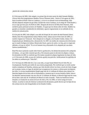 HIJOS DE ANGELINA JOLIE