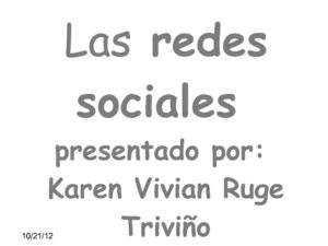 las redes sociales 