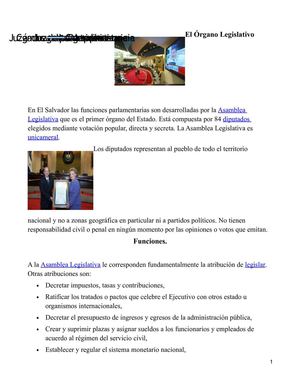 organos del estado y ministerio publico