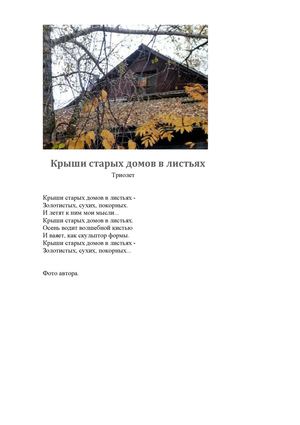 Ирина Данилова Из цикла стихов «Как в воздухе задумчивого много…»