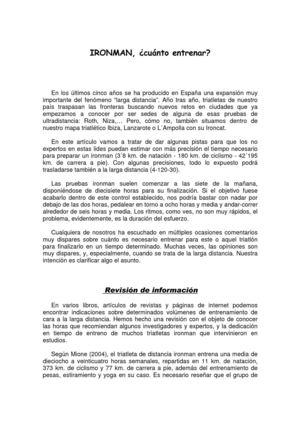 entrenamiento ironman