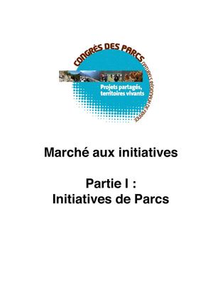 Résumé des initiatives présentées