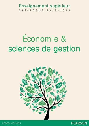 Catalogue Economie & sciences de gestion 2012-2013
