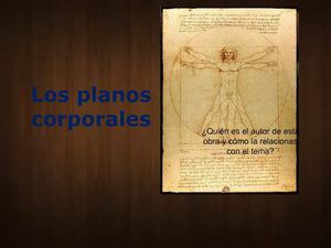 planos corporales del ser humano