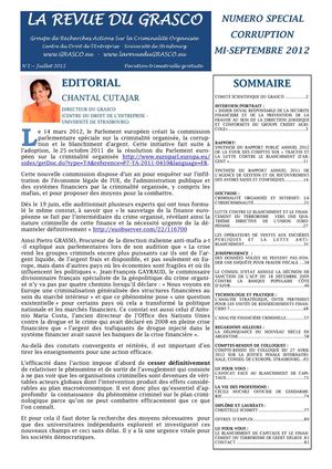 La revue du GRASCO numéro 2 Juillet 2012