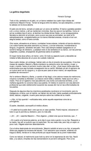 La gallina degollada