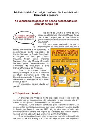 A I República na génese da Banda Desenhada e no olhar do século XXI