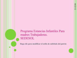 Calaméo - Programa Estancias Infantiles para Madres Trabajadoras
