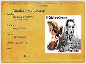 Abraham Valdelomar