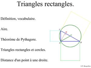 Triangles rectangles