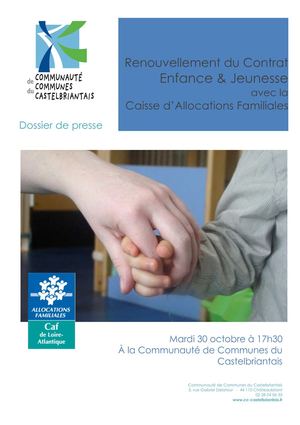 Signature du contrat enfance et jeunesse de la communauté de communes de Châteaubriant